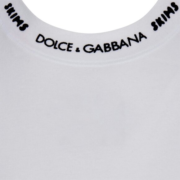 Dolce & Gabbana x SKIMS COTTON JERSEY LONG SLEEVE T-SHIRT- NWT - Picture 5 of 5